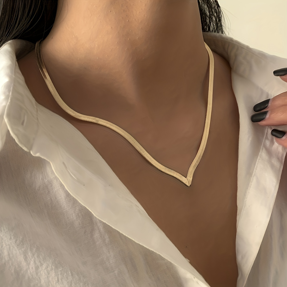 Minimalist Heart Shaped Necklace for Girlfriend